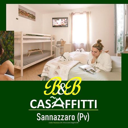 B&B Casaffitti Sannazzaro de' Burgondi Exteriör bild